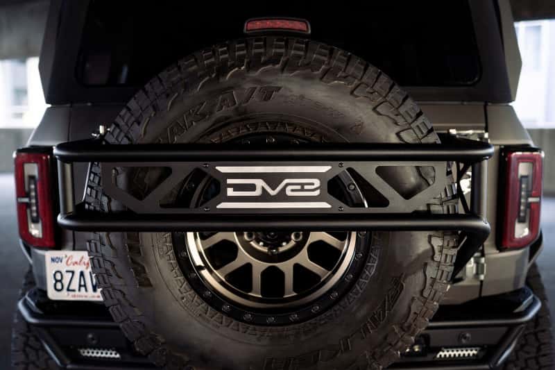 DV8 Offroad — DV8 Offroad 21-23 Ford Bronco Spare Tire Guard & Accessory Mount - view 7