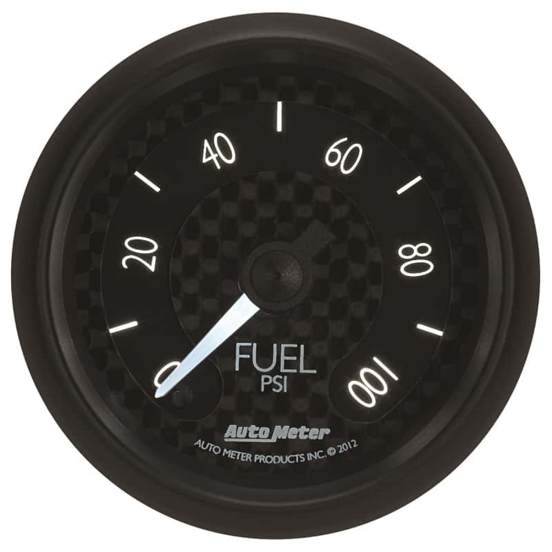 AutoMeter — Autometer GT Series 52mm Full Sweep Electronic 0-100 PSI Fuel Pressure Gauge
2-1/16" FUEL PRESS, - view 10