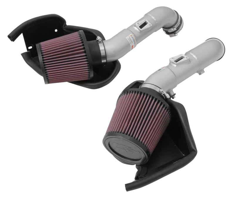 K&N Engineering — K&N 14-15 Infiniti Q50 3.7L V6 Dual Silver Typhoon Short Ram Intakes
Performance Air Inta
Air Intake System - view 3