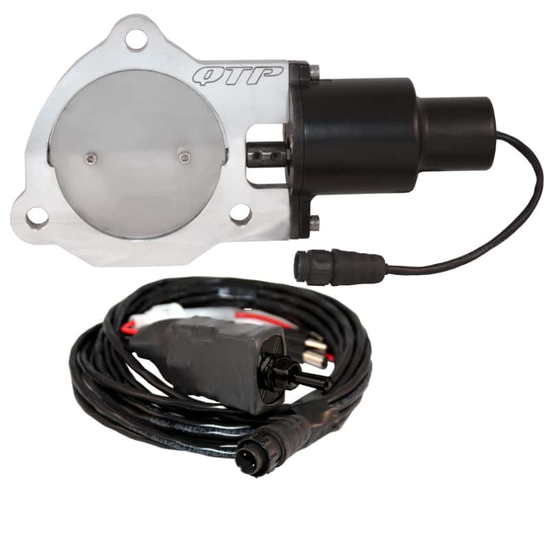 QTP — QTP 3.5in Bolt-On QTEC Electric Cutout Valve - Single - view 4