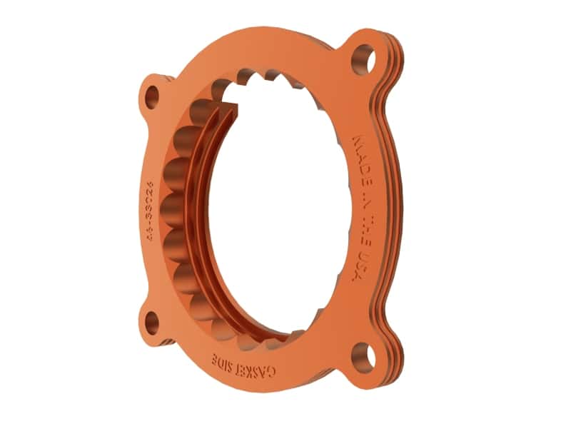 aFe — aFe 2024 Ford Mustang GT/ 2024 Ford Mustang Dark Horse V8 5.0L Silver Bullet Throttle Body Spacer
Throttle Body Spacer - view 5