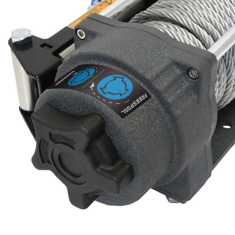 Superwinch — Superwinch 4500 LBS 12V DC 15/64in x 50ft Steel Rope Terra 4500 Winch - Gray Wrinkle - view 17