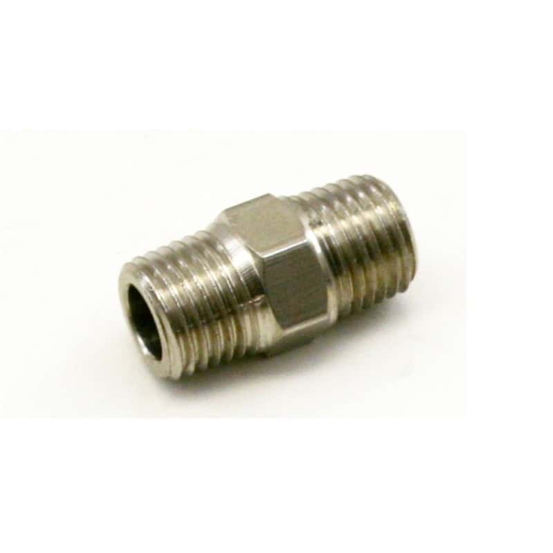 Nitrous Express — Nitrous Express 1/4 NPT x 1/4 NPT Male Union Connector
Union Connector
AdptFitting - view 1