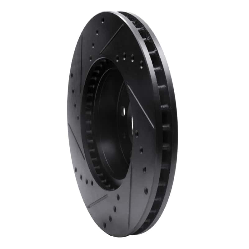 R1 Concepts — R1 91-95 Volvo 780 Front Right Drilled & Slotted Black Brake Rotor
R1 Brake Rotor Drill - view 4
