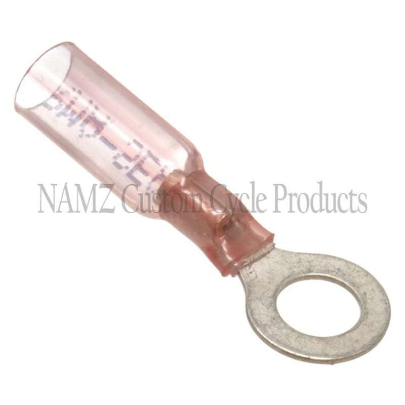 NAMZ — NAMZ Heat Sealable .25in. Ring Terminals 22-18g (25 Pack) - view 1