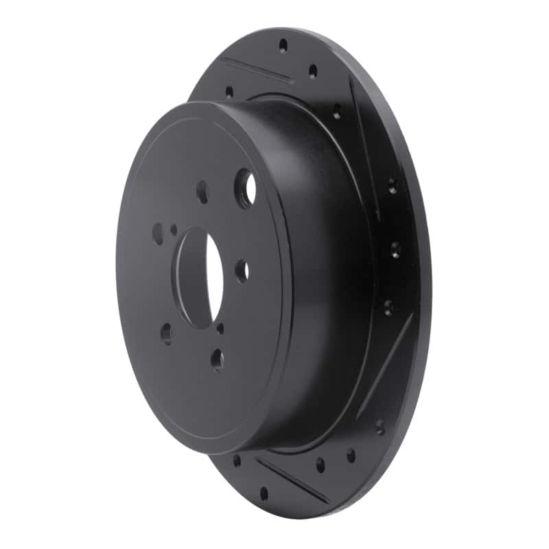 R1 Concepts — R1 08-15 Subaru Outback Rear Right Drilled & Slotted Black Brake Rotor
R1 Brake Rotor Drill - view 2