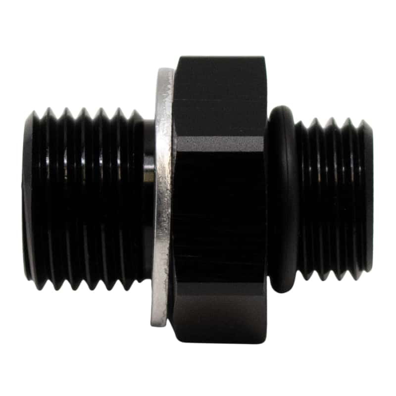 DeatschWerks — DeatschWerks 6AN ORB Male to M16 X 1.5 Metric Male (Incl O-Ring and Washer) - Anodized Matte Black
Lines & Fittings - view 1