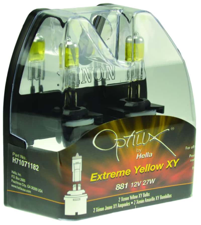 Hella — Hella Optilux 881 12V Xenon Yellow XY Bulb
881 Halogen Bulb
Bulb - view 3