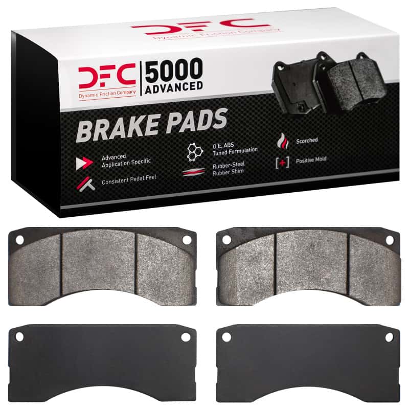 DFC — DFC 86-92 Ford CF6000 Front 5000 Advanced Semi Metallic Brake Pads
DFC Brake Pad Set - view 4