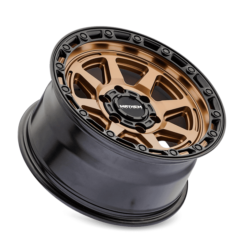Mayhem — Mayhem 8306 Ridgeline 17x8.5 / 6x135 BP / -6mm Offset / 87.1mm Hub Satin Bronze/Black Lip Wheel
MAYHEM 8306 - view 3