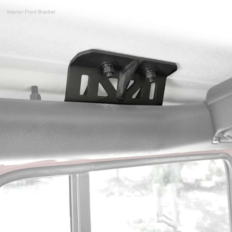 Go Rhino — Go Rhino 19-22 Jeep Wrangler JLU SRM Roll Bar Mount Kit - Tex. Blk
SRM Mount Kit - view 4