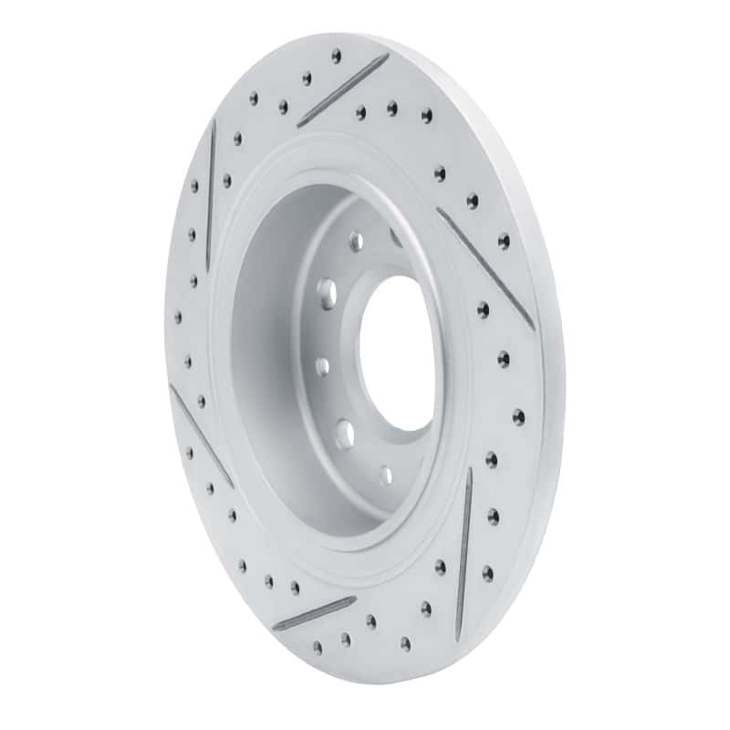 R1 Concepts — R1 16-25 Buick Regal Sportback Rear Right Drilled & Slotted Geo-Carbon Rotor - view 4