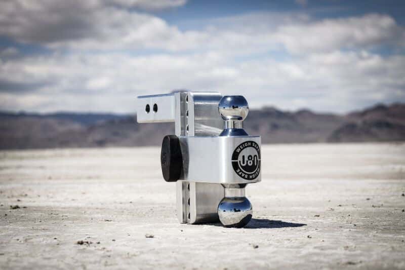 Weigh Safe — Weigh Safe 180 Hitch 6in Drop Hitch & 2in Shank (10K/12.5K GTWR) w/WS05 - Aluminum - view 2