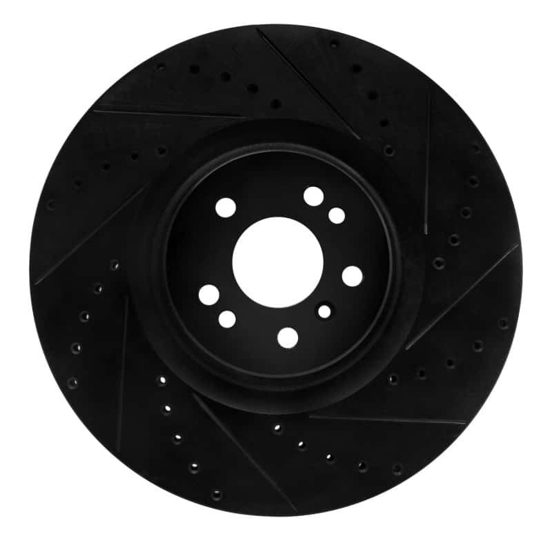 R1 Concepts — R1 07-09 Mercedes-Benz GL320 Front Right Drilled & Slotted Black Brake Rotor
R1 Brake Rotor Drill - view 1