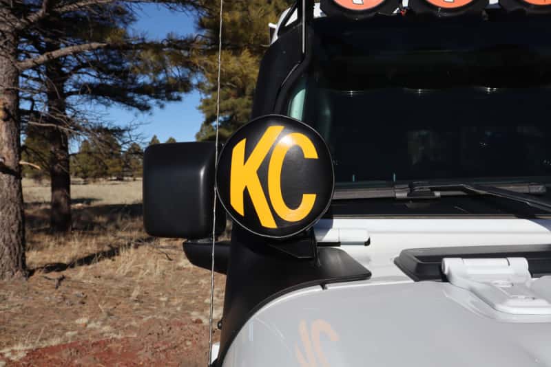 KC HiLiTES — KC HiLiTES 6in. Round Soft Cover (Pair) - Black w/Yellow KC Logo
Accessories - view 5