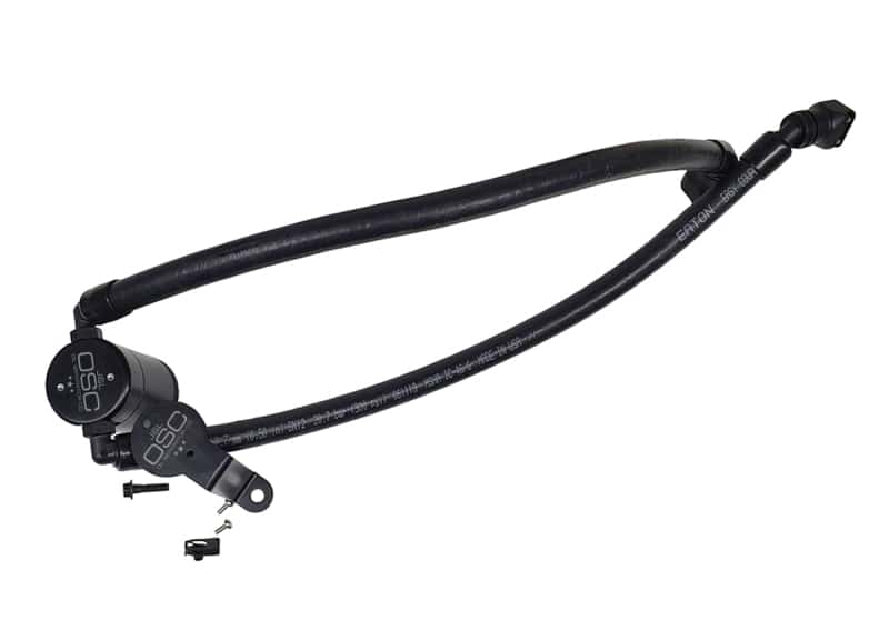 J&L — J&L 2020-2025 Ford Explorer 3.0L EcoBoost Oil Separator 3.0 Passenger Side - Black Anodized
Oil Separator - view 1