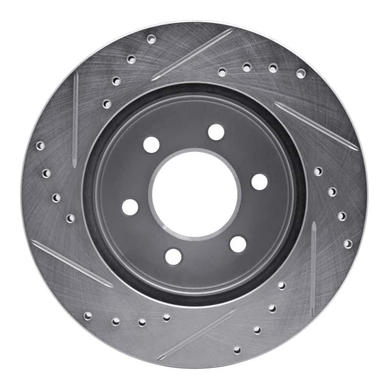 R1 Concepts — R1 97-02 Dodge Dakota 4WD Front Right Drilled & Slotted Silver Brake Rotor
R1 Brake Rotor Drill - view 5