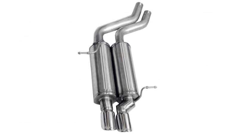 CORSA Performance — Corsa 2001-2006 BMW 325i/ci Convertible E46 Polished Sport Axle-Back Exhaust
Exhaust - view 4