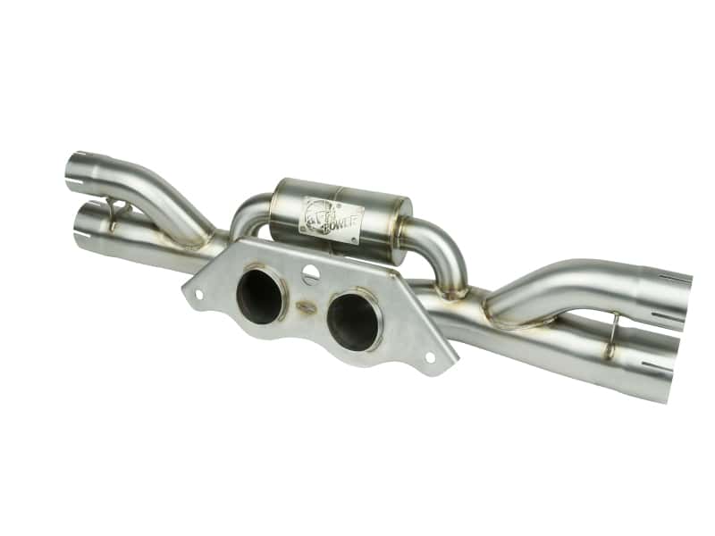 aFe — aFe Power MACHForce XP 304 Stainless Secondary Muffler Delete Pipe 14-19 Porsche 911 GT3 3.8L/4.0L
Muffler Delete Pipe - view 1