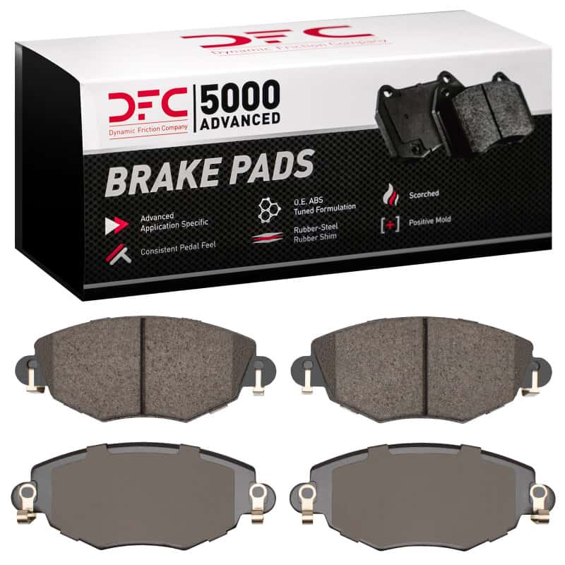 DFC — DFC 01-08 Ford Mondeo (Mexico) Front 5000 Advanced Low Metallic Brake Pads
DFC Brake Pad Set - view 1