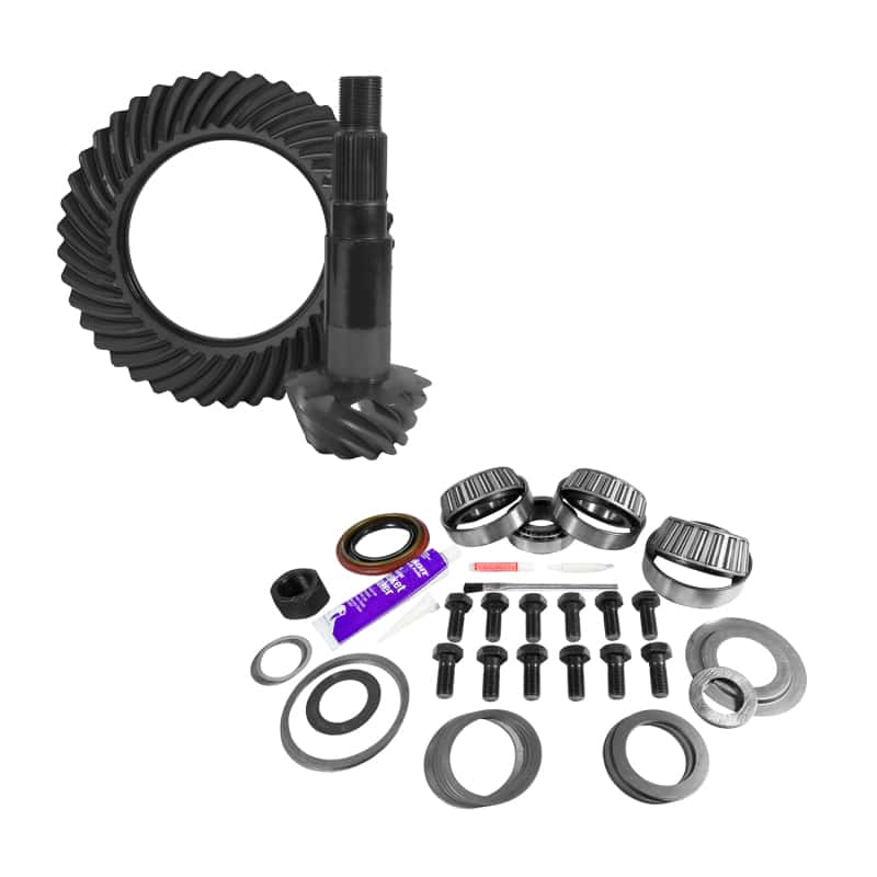 Yukon Gear & Axle — Yukon Gear 11.25in Dana 80 3.73 Rear Ring & Pinion Install Kit 4.125in OD Head Bearing
Gear & Install Pkg
Gear/Install Pkg - view 1