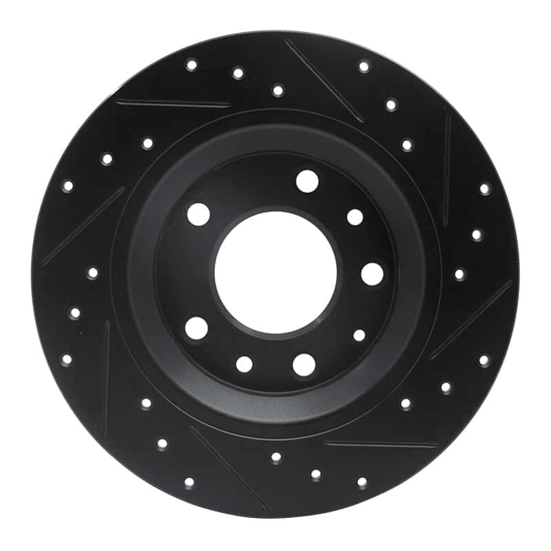 R1 Concepts — R1 98-15 Ford Fusion Rear Left Drilled & Slotted Black Brake Rotor
R1 Brake Rotor Drill - view 5