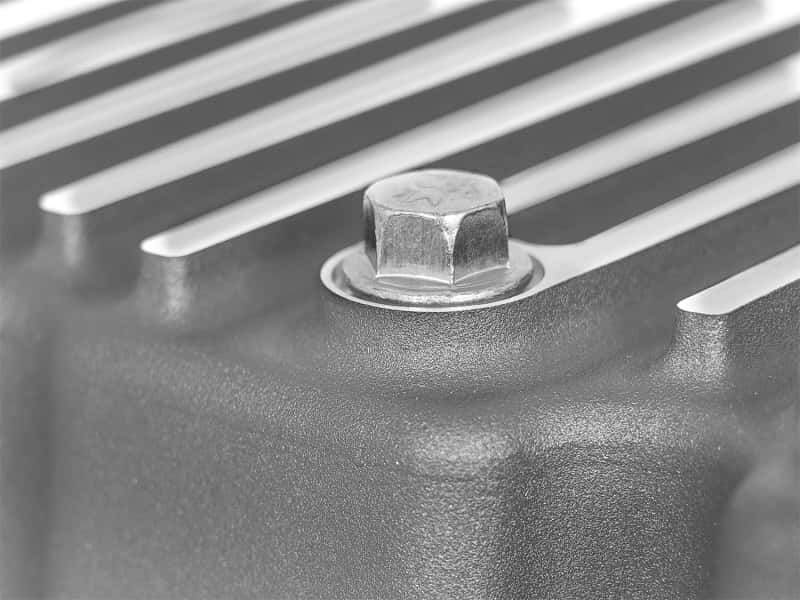 aFe — aFe Street Series Engine Oil Pan Raw w/ Machined Fins; 11-17 Ford Powerstroke V8-6.7L (td)
Engine Oil Pan - view 7