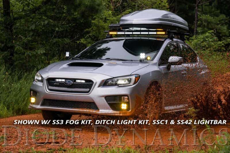 Diode Dynamics — Diode Dynamics WRX 2015 SS6 LED Kit - Amber Driving - view 2