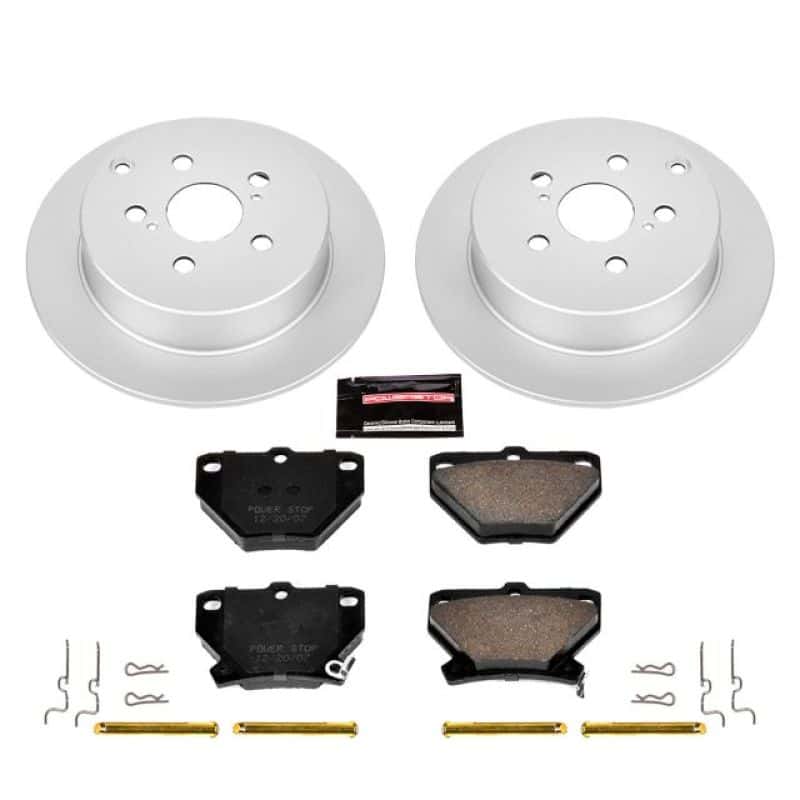 PowerStop — Power Stop 03-06 Pontiac Vibe Rear Z17 Evolution Geomet Coated Brake Kit - view 1