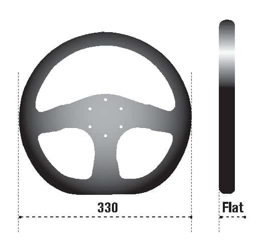 SPARCO — Sparco Steering Wheel Ring L360 Leather Black - view 3