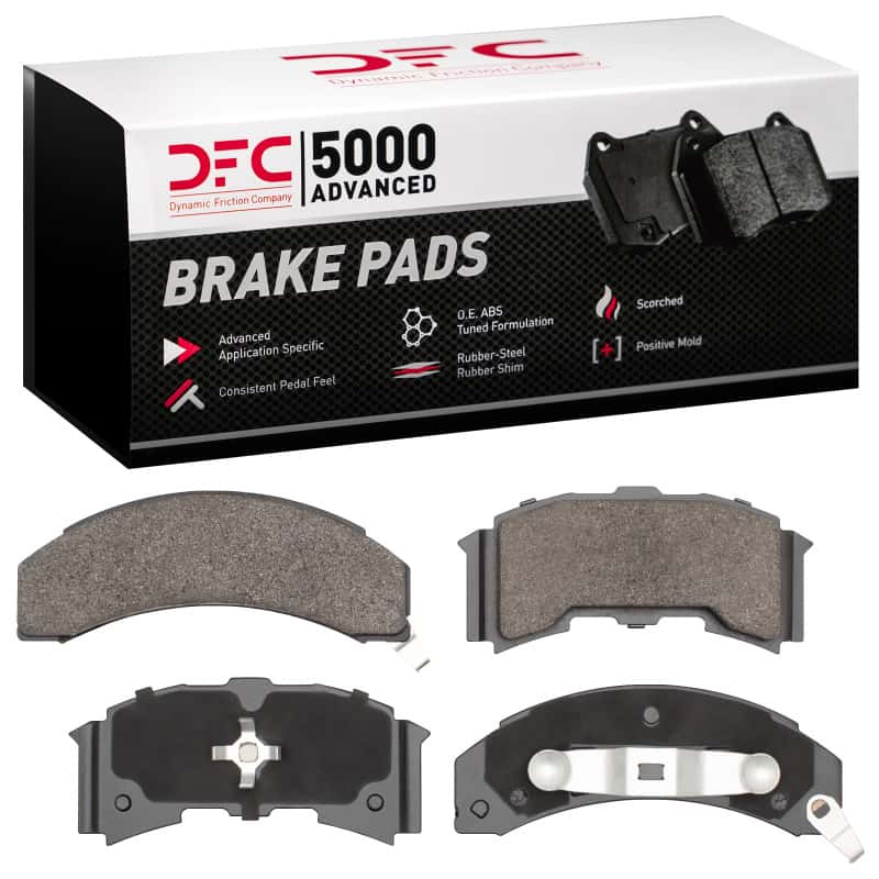 DFC — DFC 84-87 Pontiac Fiero Front 5000 Advanced Semi Metallic Brake Pads
DFC Brake Pad Set - view 1