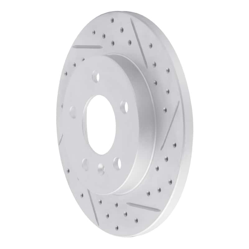 R1 Concepts — R1 04-16 Buick Lacrosse Rear Right Drilled & Slotted Geo-Carbon Rotor - view 2