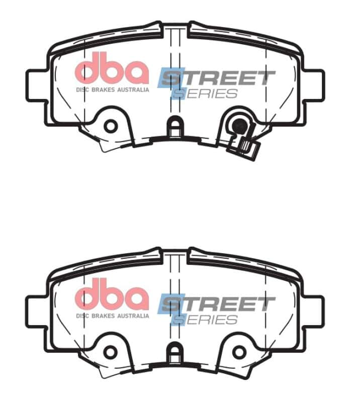 DBA — DBA 14-16 Mazda 3 Rear Street Series Brake Pads
Brake Pad - view 1