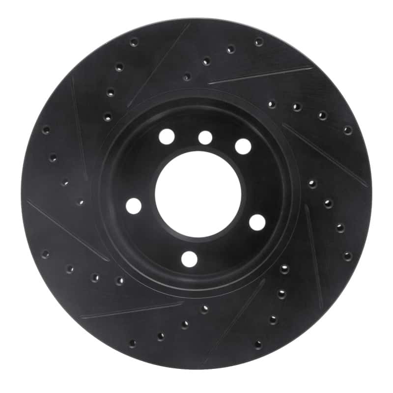 R1 Concepts — R1 06-13 BMW 325I (USA/Canada) Front Right Drilled & Slotted Black Brake Rotor
R1 Brake Rotor Drill - view 5