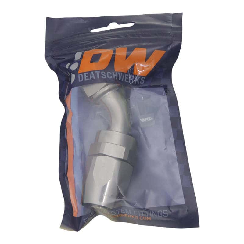 DeatschWerks — DeatschWerks 10AN Female Swivel 45-Degree Hose End CPE - view 2