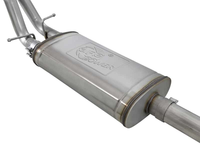 aFe — aFe Gemini XV 3in 304 SS Cat-Back Exhaust w/ Cutout 19-21 GM Silverado/Sierra 1500 V8- w/ Black Tips
Cat-Back Exhaust - view 5