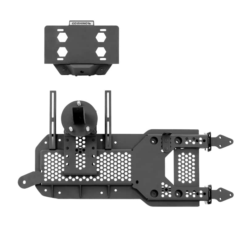 Go Rhino — Go Rhino 08-22 Jeep Wrangler JL/JLU Body Mount Spare Tire Carrier - Tex. Blk
Rockline TireCarrier - view 7