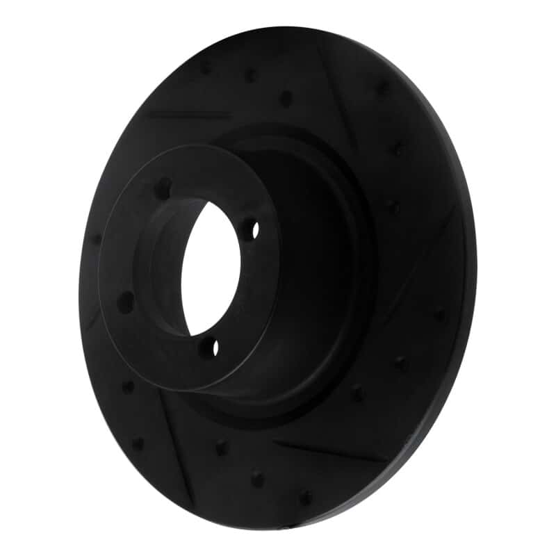 R1 Concepts — R1 67-76 BMW 1600 Front Right Drilled & Slotted Black Brake Rotor
R1 Brake Rotor Drill - view 2