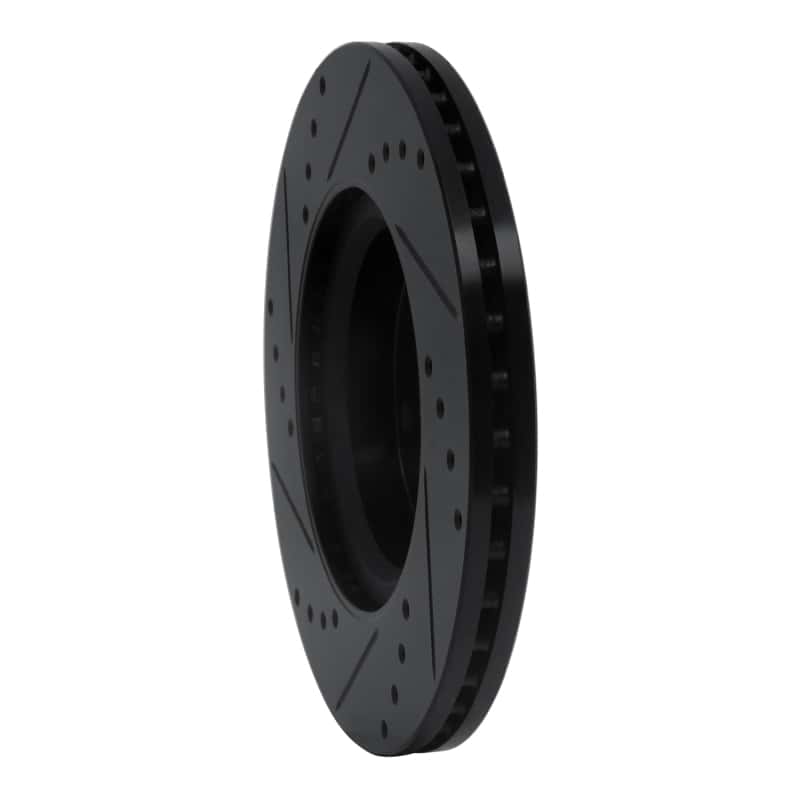 R1 Concepts — R1 13-25 Nissan Altima Front Right Drilled & Slotted Black Brake Rotor
R1 Brake Rotor Drill - view 4