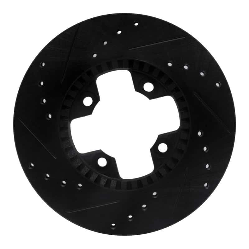 R1 Concepts — R1 79-83 Nissan 280ZX Front Right Drilled & Slotted Black Brake Rotor
R1 Brake Rotor Drill - view 5