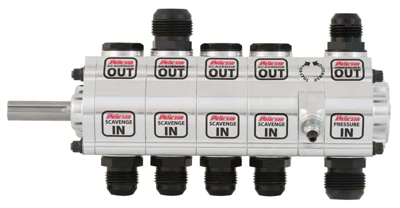 Peterson Fluid Systems — Peterson Fluid Systems R4 5-Stage Oil Pump - BH - HV - Rear Drive
R4 Oil Pump 5 Stage - view 1