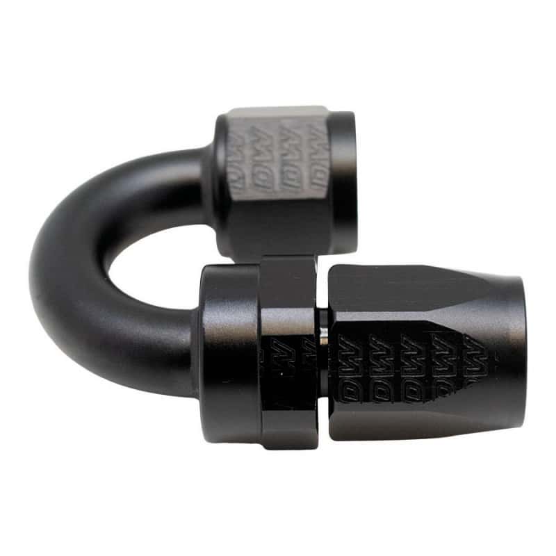 DeatschWerks — DeatschWerks 8AN Female Swivel 180-Degree Hose End CPE - Anodized Matte Black
Lines & Fittings - view 1
