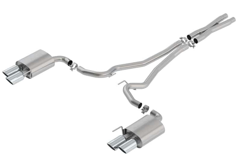 Borla — Borla S-Type Cat Back 18-20 Ford Mustang GT Convertible 2.5in pipe 4in tip
Cat-Back System - view 1