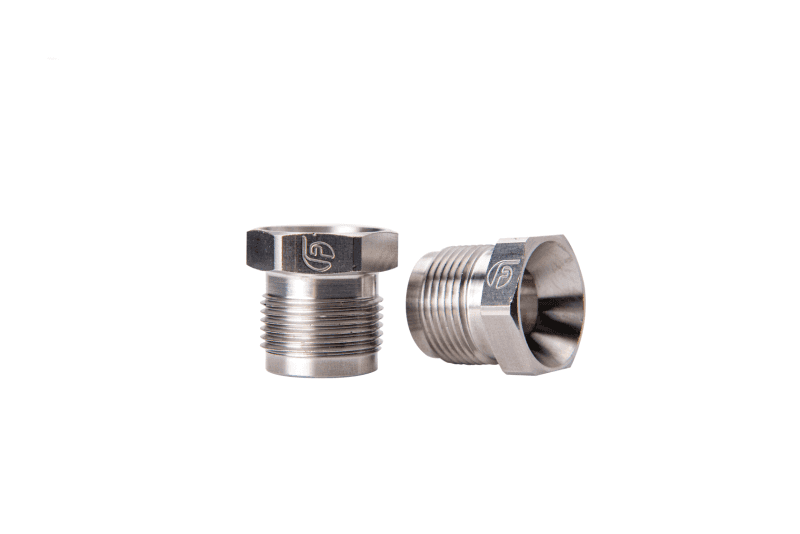 Fleece Performance — Fleece Performance 03-22 Dodge 2500/3500 5.9L/6.7L Stainless Steel Fuel Supply Tube Nuts
Fuel Line Connector - view 4