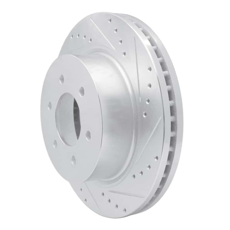 R1 Concepts — R1 16-24 Nissan Titan XD Front Right Drilled & Slotted Silver Brake Rotor
R1 Brake Rotor Drill - view 2
