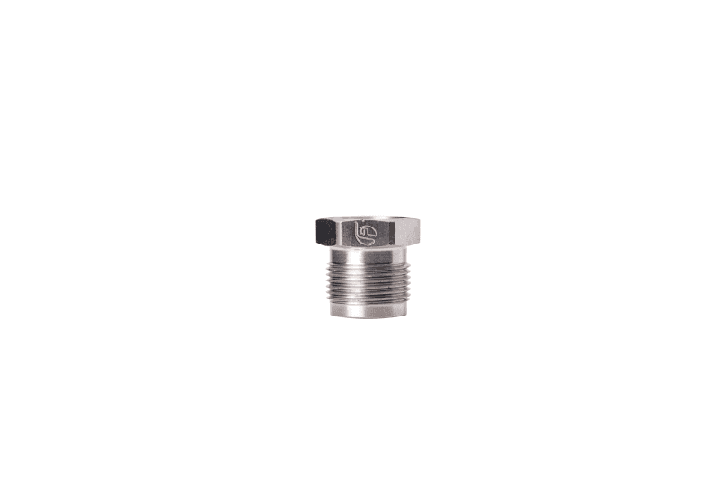 Fleece Performance — Fleece Performance 03-22 Dodge 2500/3500 5.9L/6.7L Stainless Steel Fuel Supply Tube Nuts
Fuel Line Connector - view 1