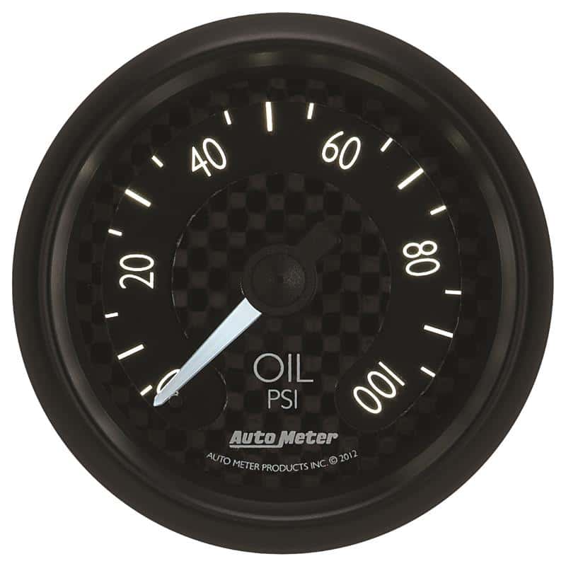 AutoMeter — Autometer GT Series 52mm Mechanical 0-100 psi Oil Pressure Gauge
2-1/16" OIL PRESS, 0 - view 4