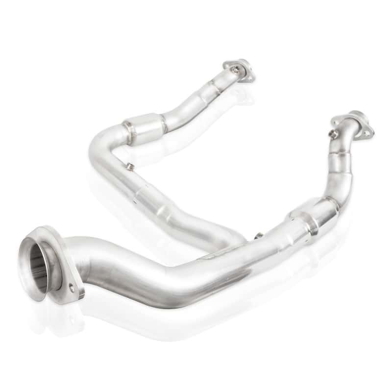 Stainless Works — Stainless Works 2015-16 F150 2.7L Downpipe 3in High-Flow Cats Y-Pipe Factory Connection
Exhaust System - view 3