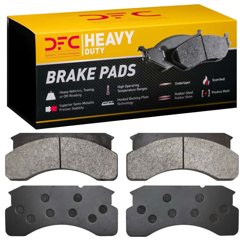DFC — DFC 83-99 Ford LN600 Short Conventional (w/Front Disc Brakes) Front Heavy Duty Pads - Semi Metallic
DFC Brake Pad Set - view 1