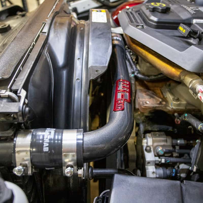 Wehrli — Wehrli 10-18 Dodge 6.7L Cummins (Non 13-15 w/Dual Rads/Twin CP3) Upper Coolant Pipe - Gloss Black
Clnt pipe 10-18 GB - view 5